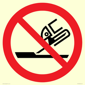 Prohibition: Do not use for face grinding